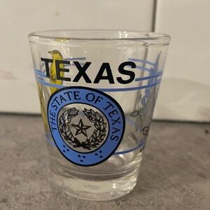 Vintage Texas State Lipco Shot Glass TX Souvenir